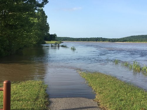Flood at Sequoyah National Wildlife Refuge
