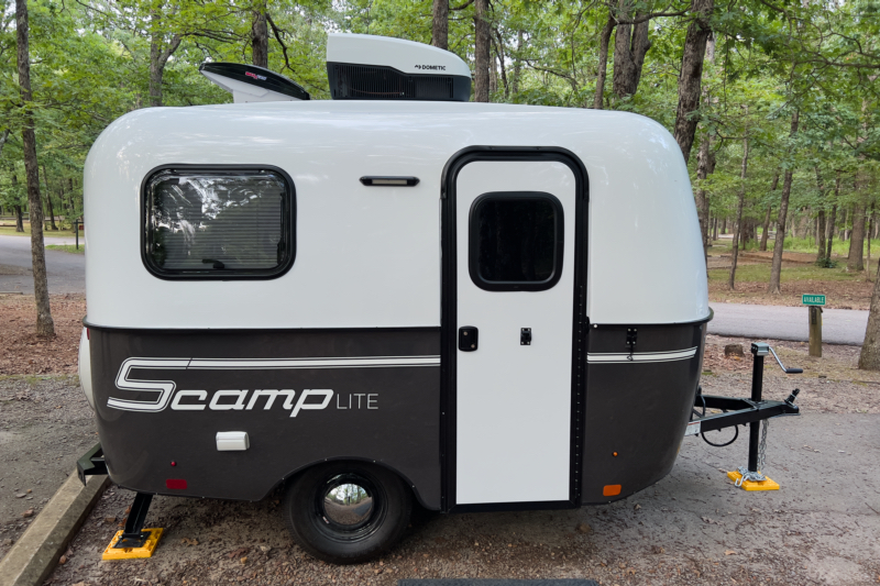 13' Scamp Lite at Mount Magazine State Park In Arkansas