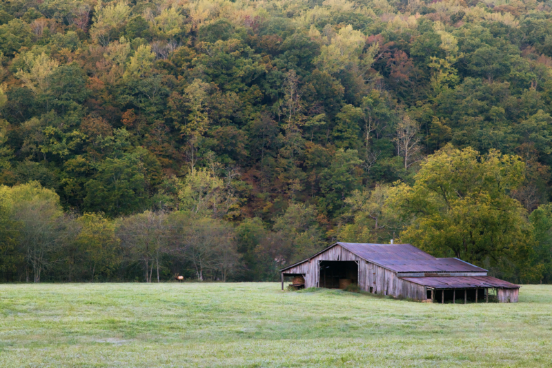 Hay Barn in Boxley Valley Arkansas